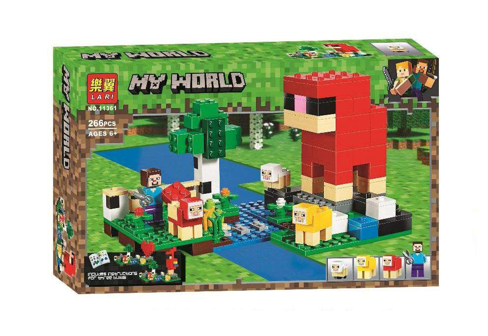 لگو ماینکرافت مدل MY WORLD برند LARI کد 11361