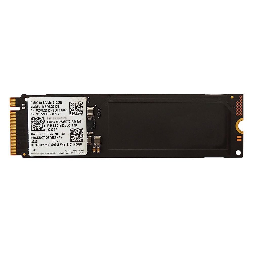 اس اس دی اینترنال سامسونگ M.2 2280 NVMe مدل PM991a ظرفیت 512 گیگابایت