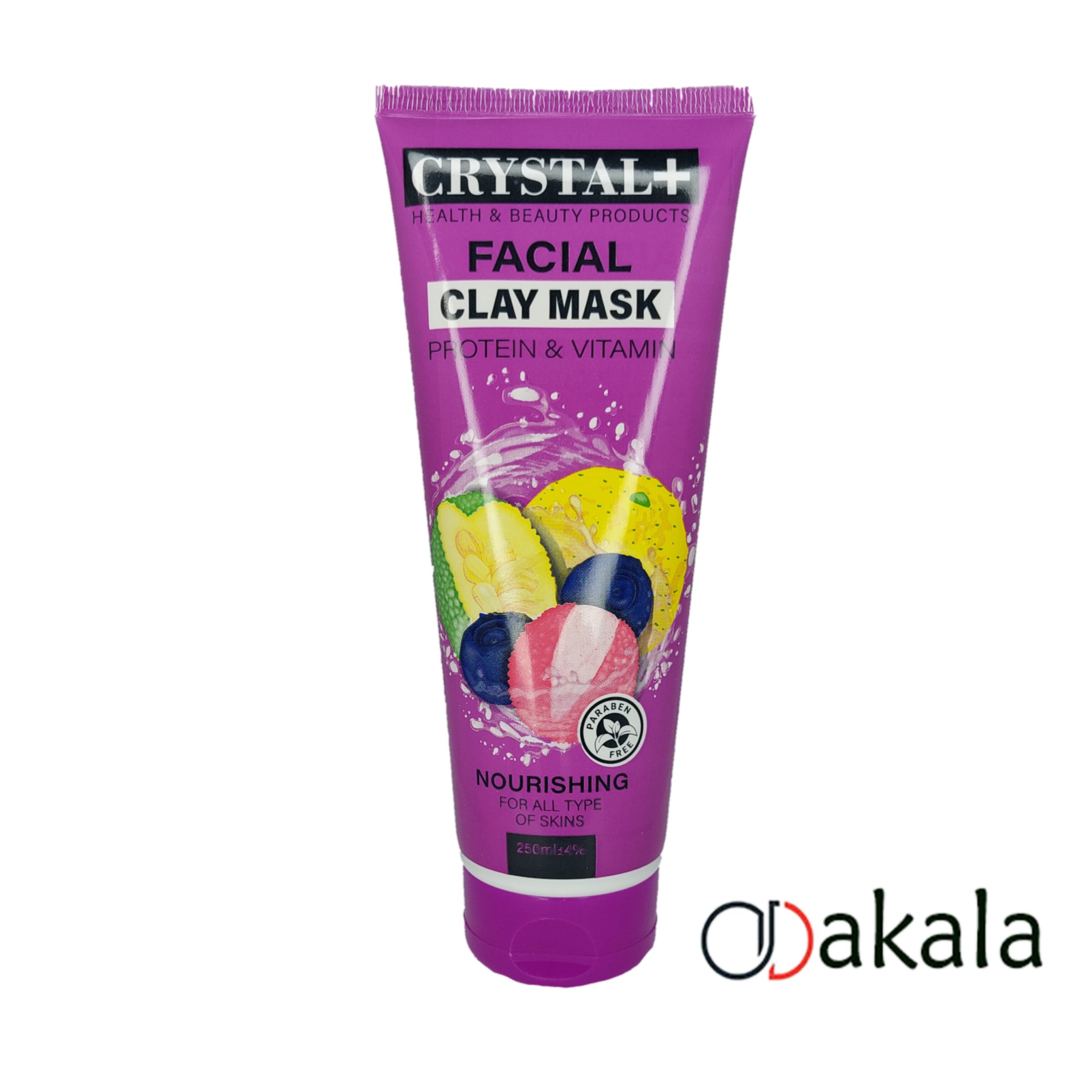 اسکراب گچی صورت تیوپی کریستال حجم 250 میل — تصویر ۲