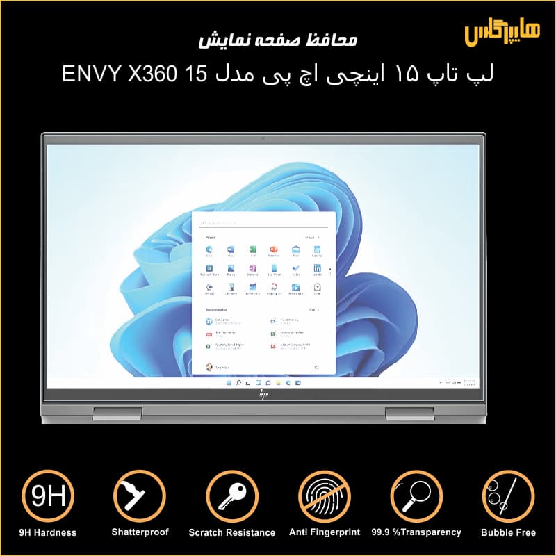محافظ صفحه نمایش لپ تاپ 13 اینچی اچ پی Envy x360 — تصویر ۷