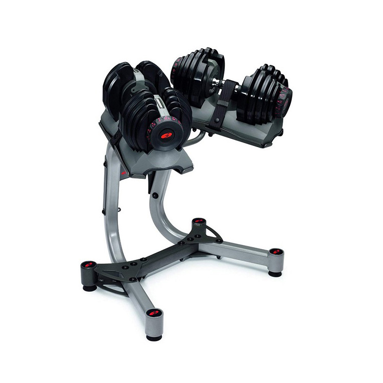 دمبل متغیر طرح بوفلکس با پایه برند YALLA bowflex — تصویر ۵