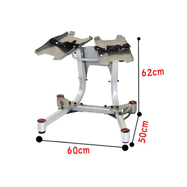 دمبل متغیر طرح بوفلکس با پایه برند YALLA bowflex — تصویر ۳