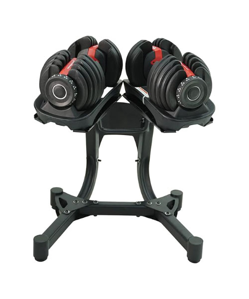 دمبل متغیر طرح بوفلکس با پایه برند YALLA bowflex
