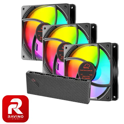 فن کیس گیمینگ تسکو مدل GAfan 300 مشکی