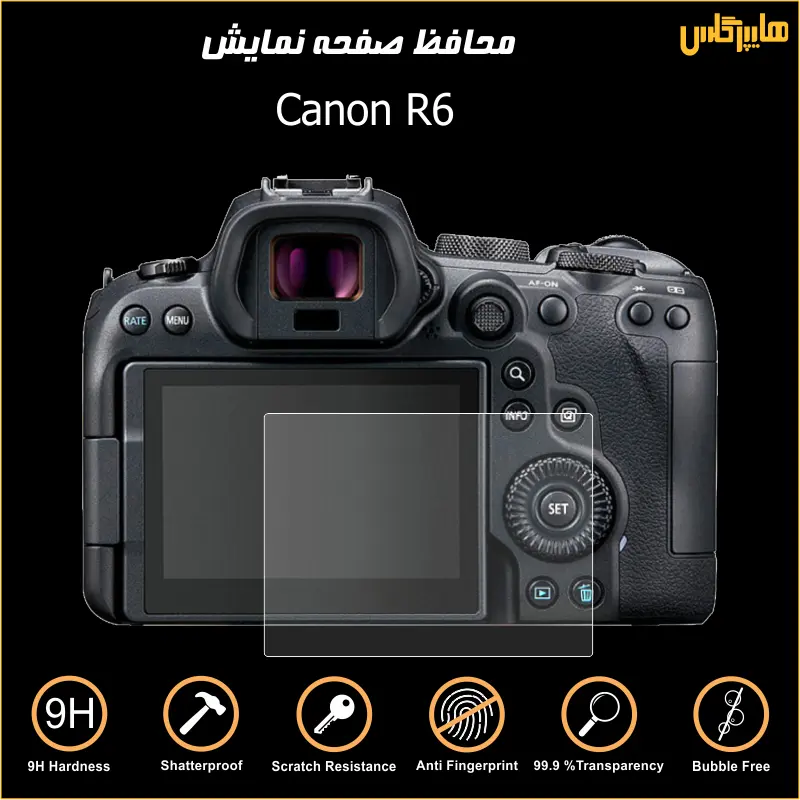 محافظ صفحه نمایش دوربین عکاسی کانن Canon R6 — تصویر ۲