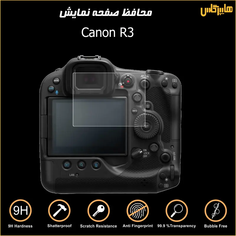 محافظ صفحه نمایش دوربین عکاسی کانن Canon R3 — تصویر ۴