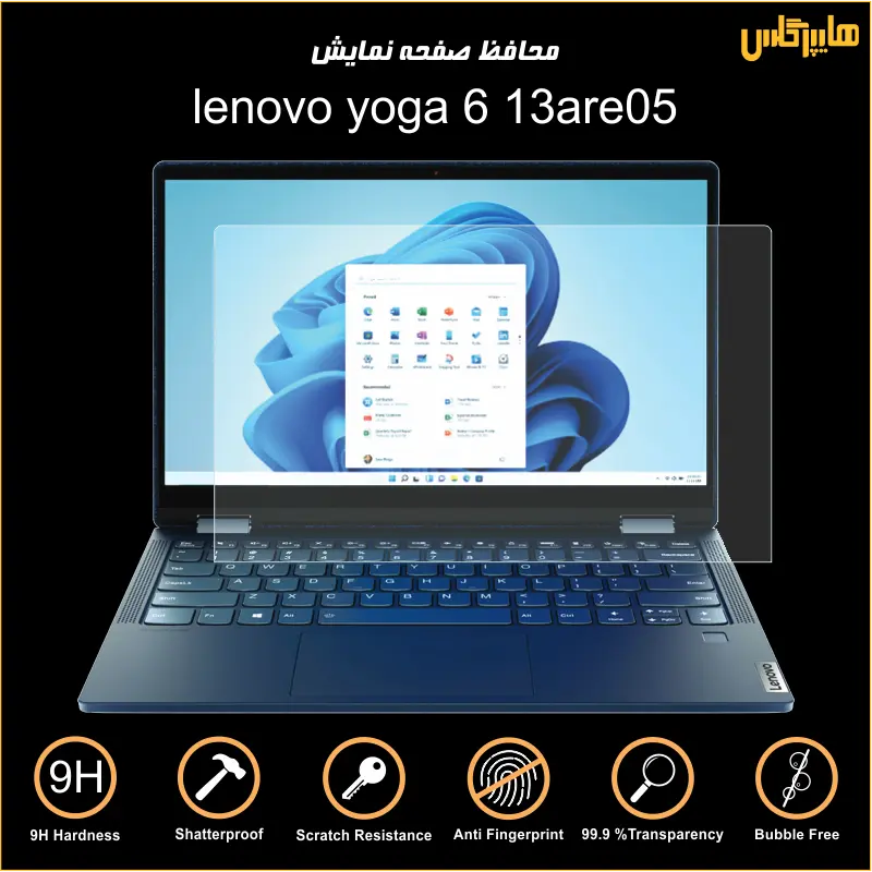 محافظ صفحه نمایش لپ تاپ لنوو lenovo yoga 6 13are05