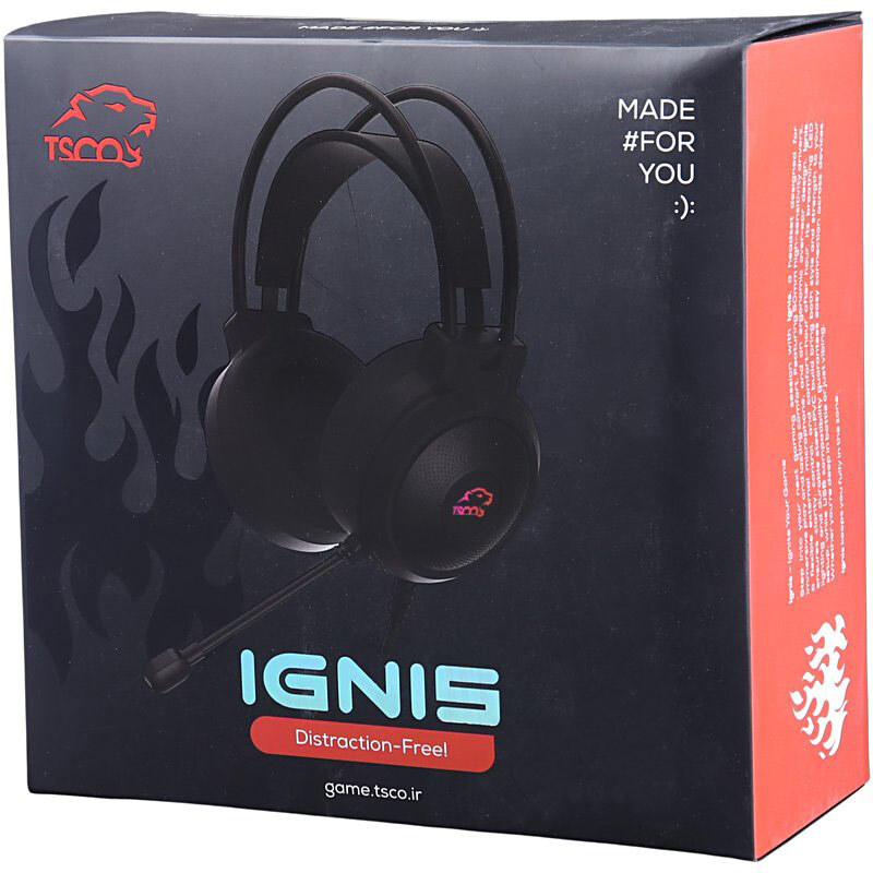 هدست گیمینگ سیم دار تسکو مدل GH-5149 Ignis — تصویر ۴