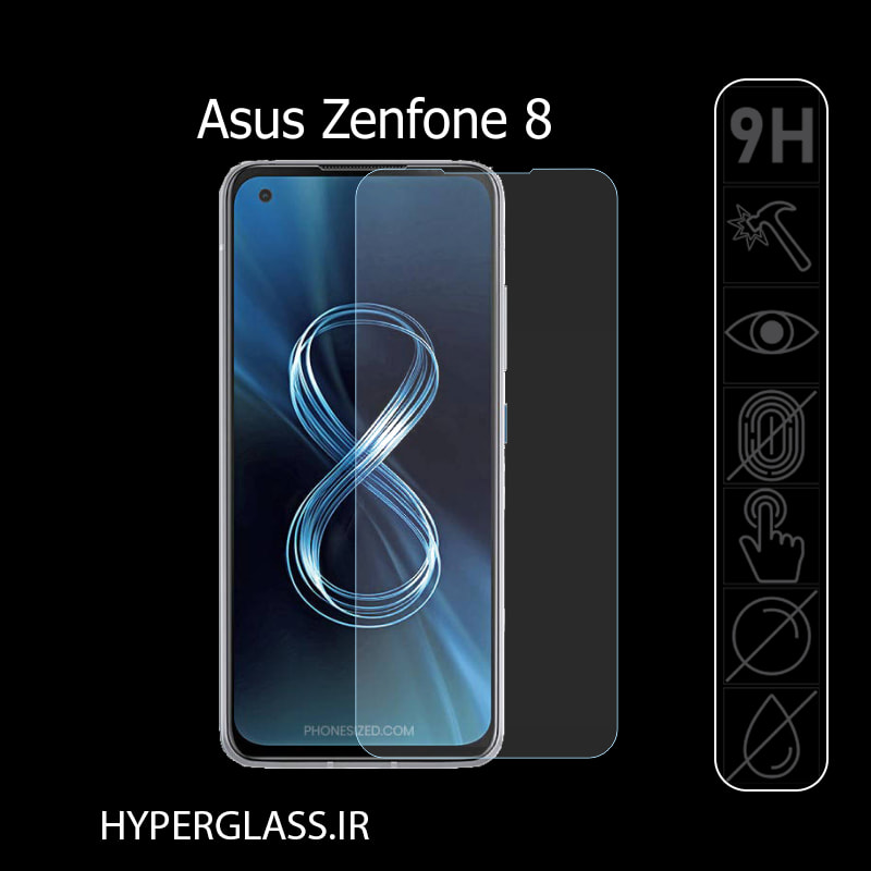 گلس اورجینال محافظ صفحه نمایش ایسوس زنفون Asus Zenfone 8 — تصویر ۴