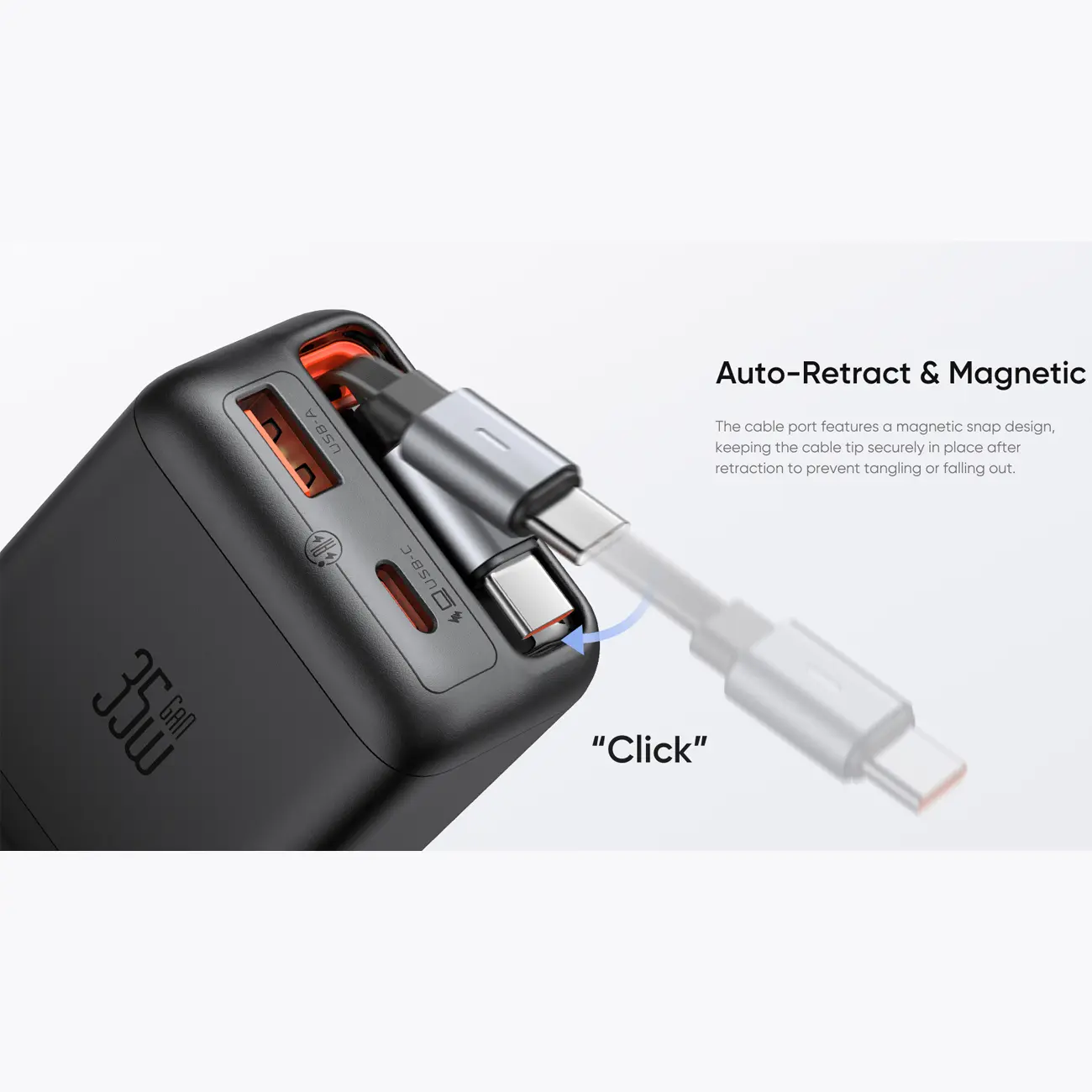 شارژر 35W تایپ سی و USB مک دودو مدل CH-1280 — تصویر ۵