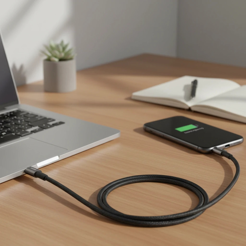 کابل شارژ USB-A به Type-C ریمکس 66W مدل CB23 — تصویر ۶