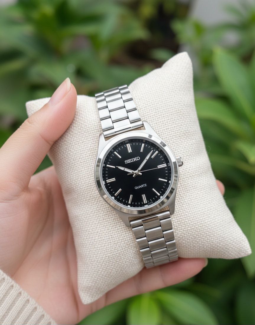 ساعت مچی مردانه بند استیل کلاسیک سیکو SEIKO — تصویر ۲