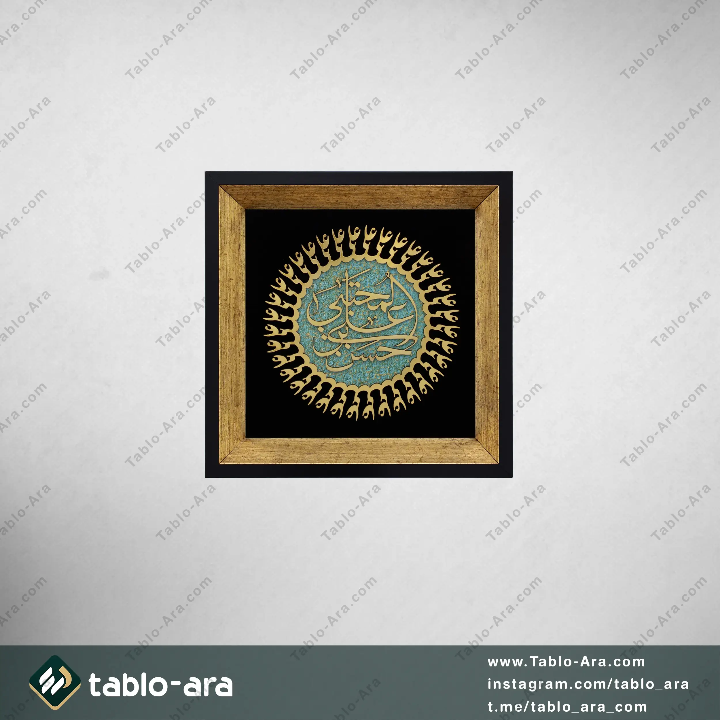 تابلو معرق مولتی 25*25 سانتی متر طرح حسن بن علی مجتبی (علیه السّلام)
