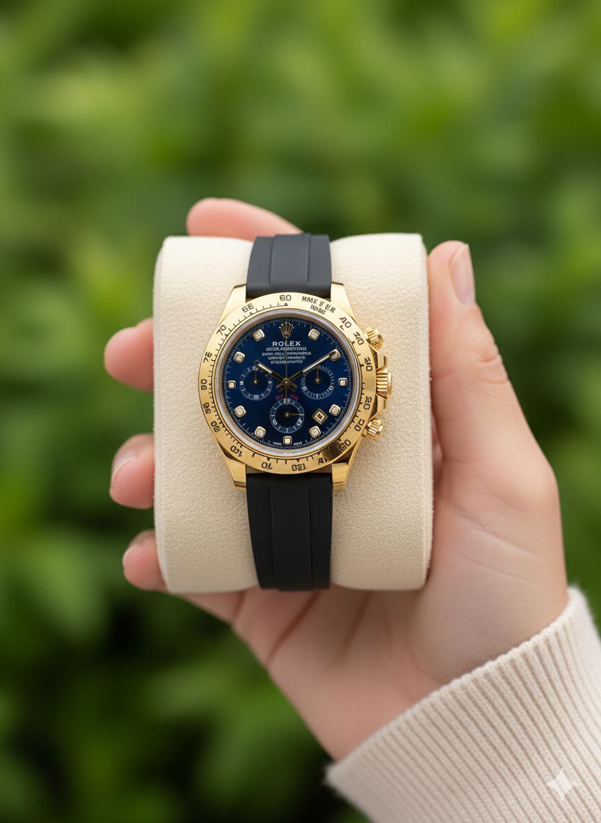 ساعت مچی مردانه بند رابر رولکس ساب مارین Rolex Submariner کرنوگراف سه موتوره فعال — تصویر ۸
