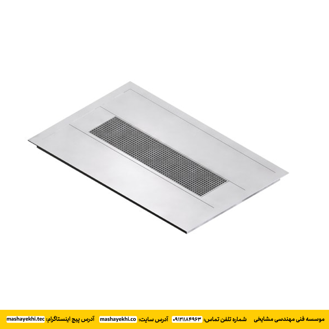دریچه فن کوئل طرح مشبک وزنه ای