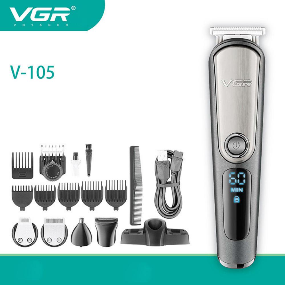 ست ماشین اصلاح موی صورت و بدن VGR مدل V-105 — تصویر ۵