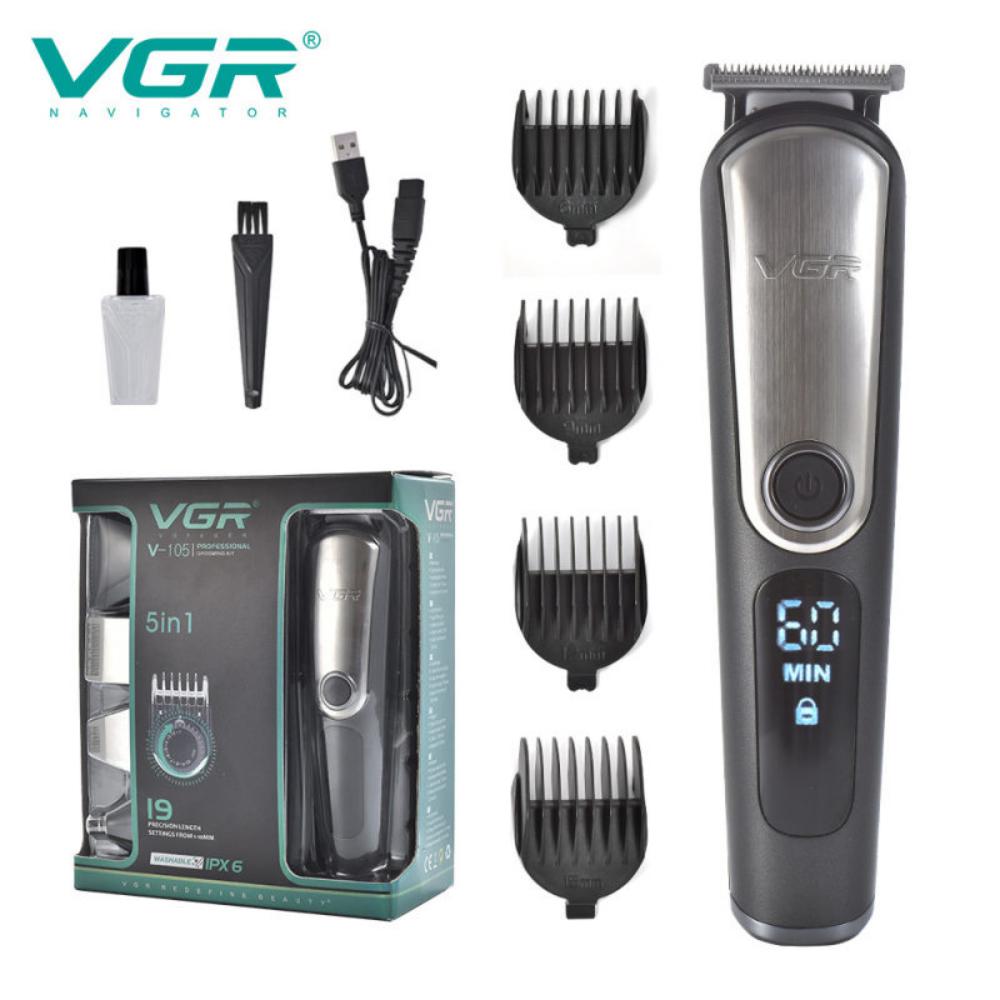 ست ماشین اصلاح موی صورت و بدن VGR مدل V-105 — تصویر ۴