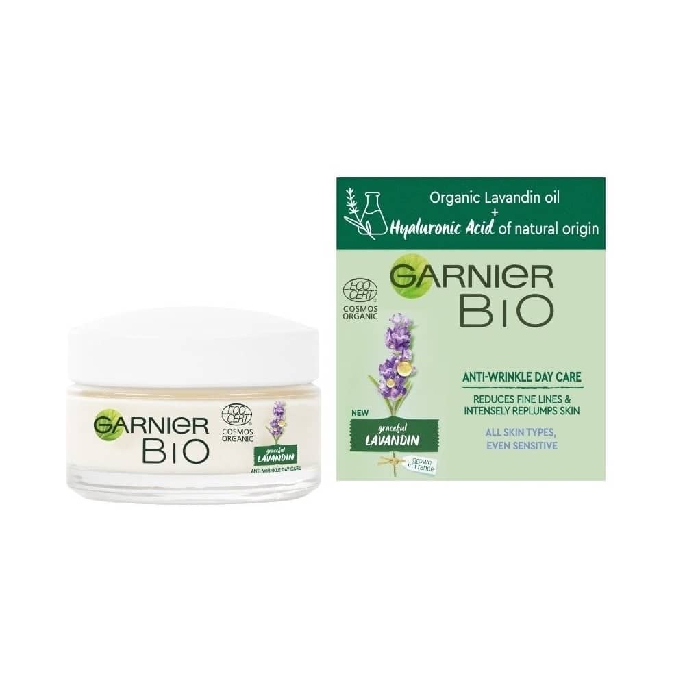 کرم روز ضد چروک گارنیر مدل BIO Lavandin حجم 50 میلی لیتر