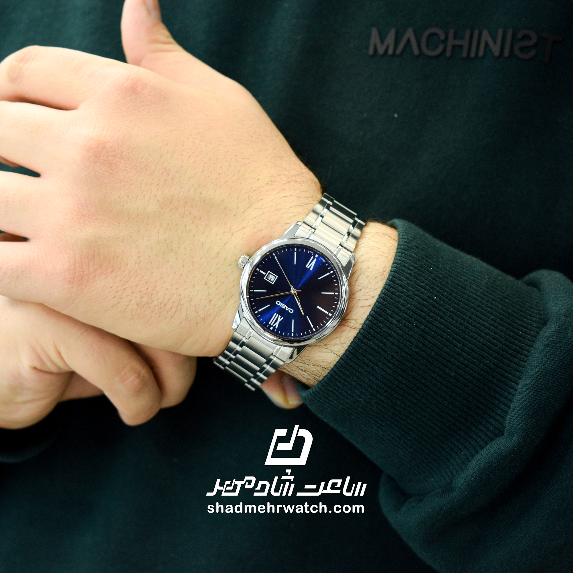ساعت مچی مردانه کاسیو (Casio) MTP-V002D-2B3 — تصویر ۶