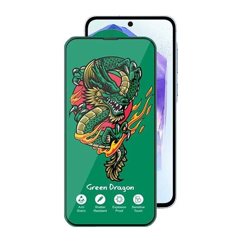 محافظ صفحه نمایش آنتی داست هورو مدل Green Dragon مناسب برای گوشی موبایل سامسونگ A35 / A55