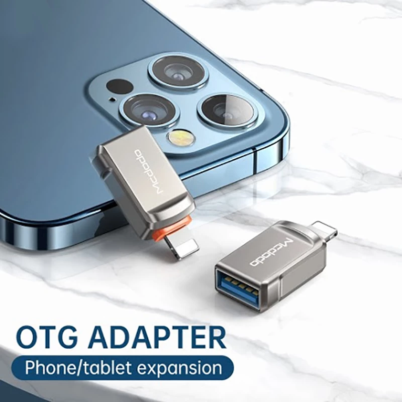 مبدل (او تی جی) لایتنینگ به USB-A مک دودو مدل OT-8600 — تصویر ۴