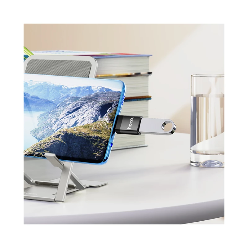 مبدل (او تی جی) تایپ C به USB-A هوکو مدل UA17 — تصویر ۶