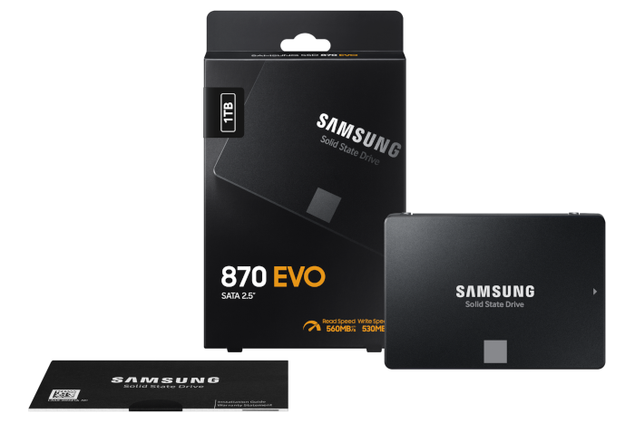 حافظه اس اس دی سامسونگ اینترنال SATA مدل 870Evo ظرفیت 1 ترابایت — تصویر ۵