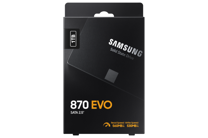 حافظه اس اس دی سامسونگ اینترنال SATA مدل 870Evo ظرفیت 1 ترابایت
