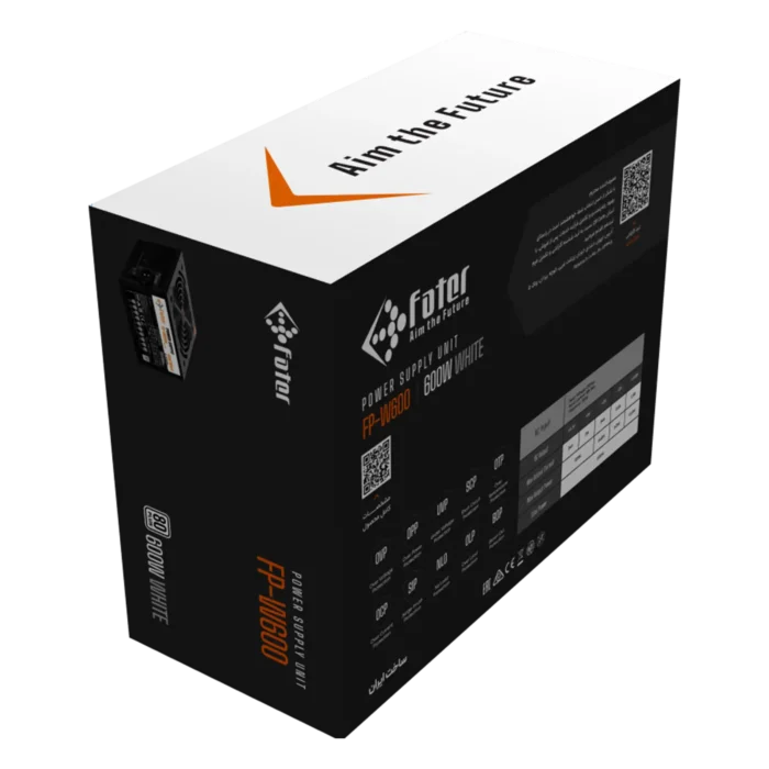 پاور کامپیوتر 600 وات فاطر مدل FATER FP-W600 80Plus — تصویر ۶