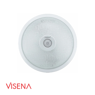 چراغ سقفی سنسوردار رویه شیشه پایه فلزی مدل VS558 ویسنا
