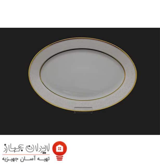 دیس سایز 40 چینی تقدیس قالب گرد یوری طلا — تصویر ۳