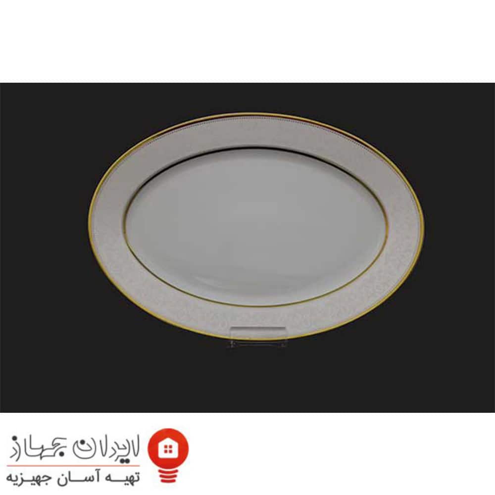 دیس سایز 36 چینی تقدیس قالب گرد یوری طلا