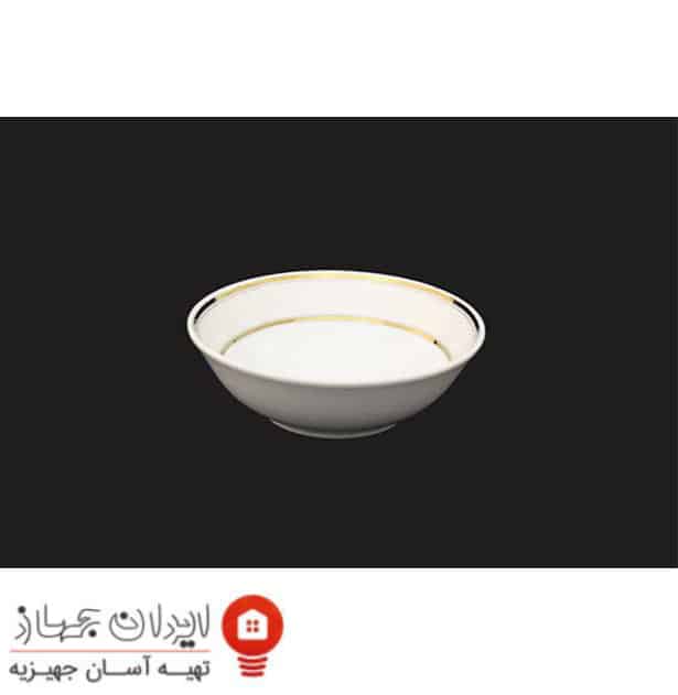 کاسه ماست ( کاسه 12) چینی تقدیس قالب گرد یوری طلا — تصویر ۳