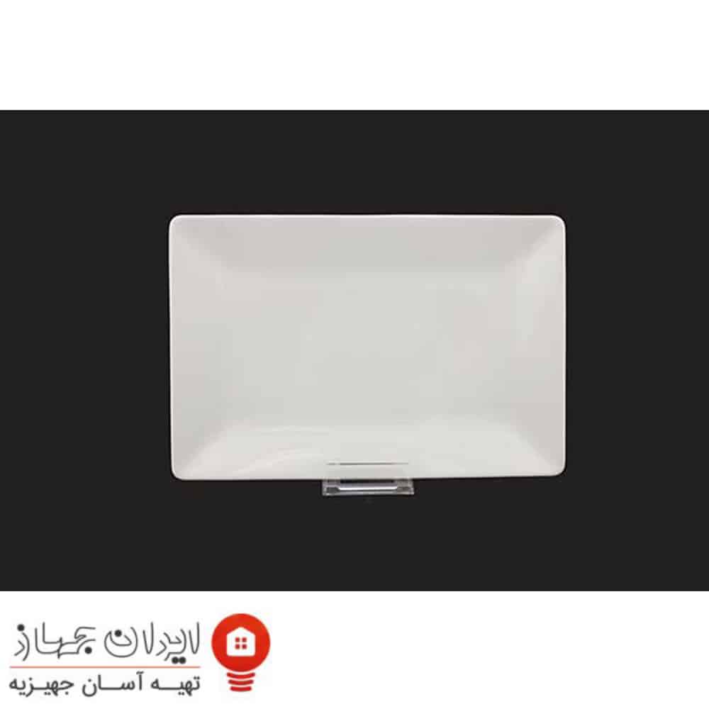 دیس سایز 38 چینی تقدیس قالب فلت گل آرایی سفید