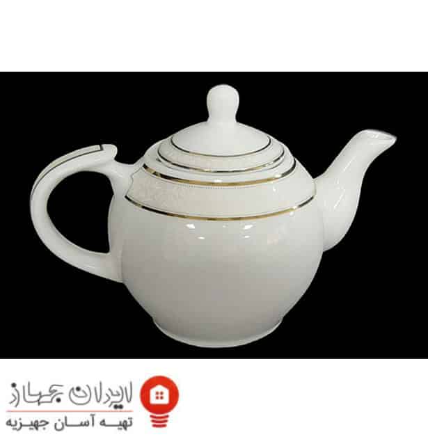 قوری 6 چینی تقدیس قالب گرد یوری طلا — تصویر ۳
