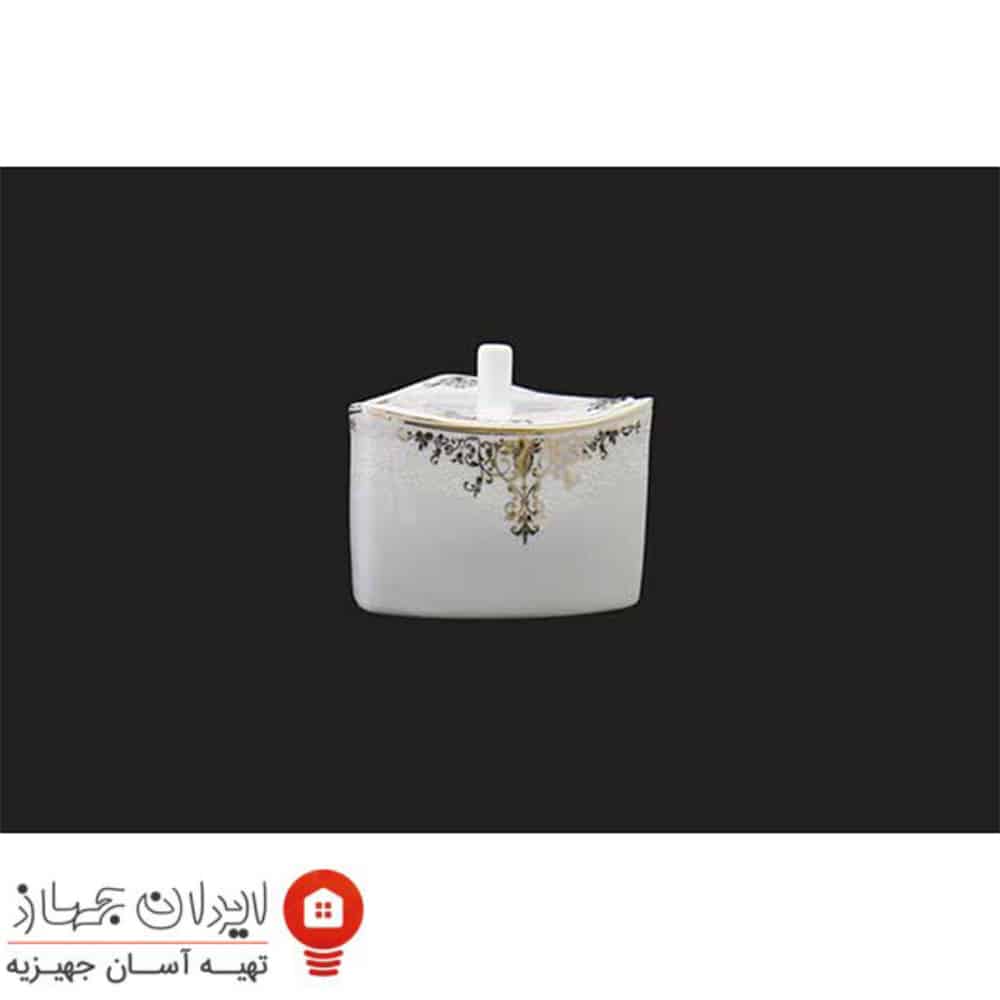 قندان چینی پردیس گل آرایی آتریسا
