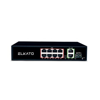 سوییچ شبکه 8 پورت الکاتو مدل EL-1SB0821GP-120W — تصویر ۲