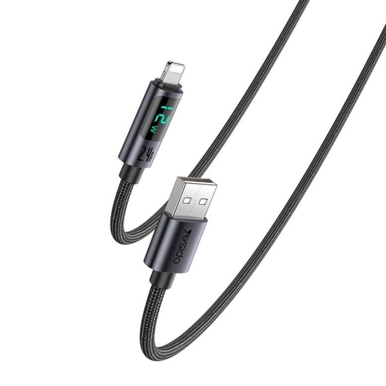 کابل دیتا USB به Lightning یسیدو مدل YESIDO CA122 طول 1.2 متر