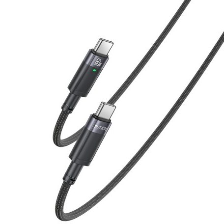 کابل تبدیل فست شارژ Yesido CA160 Type-C To Type-C PD 60W 1.2m