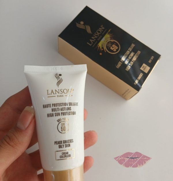 کرم ضد آفتاب SPF 50 مناسب پوست خشک چندمنظوره