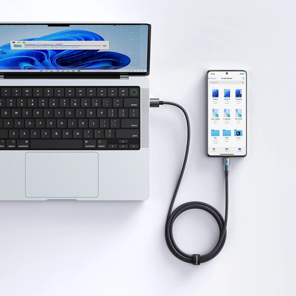 کابل USB به تایپ سی مک دودو مدل CA-818 طول 1.2 متر 6 آمپر — تصویر ۳