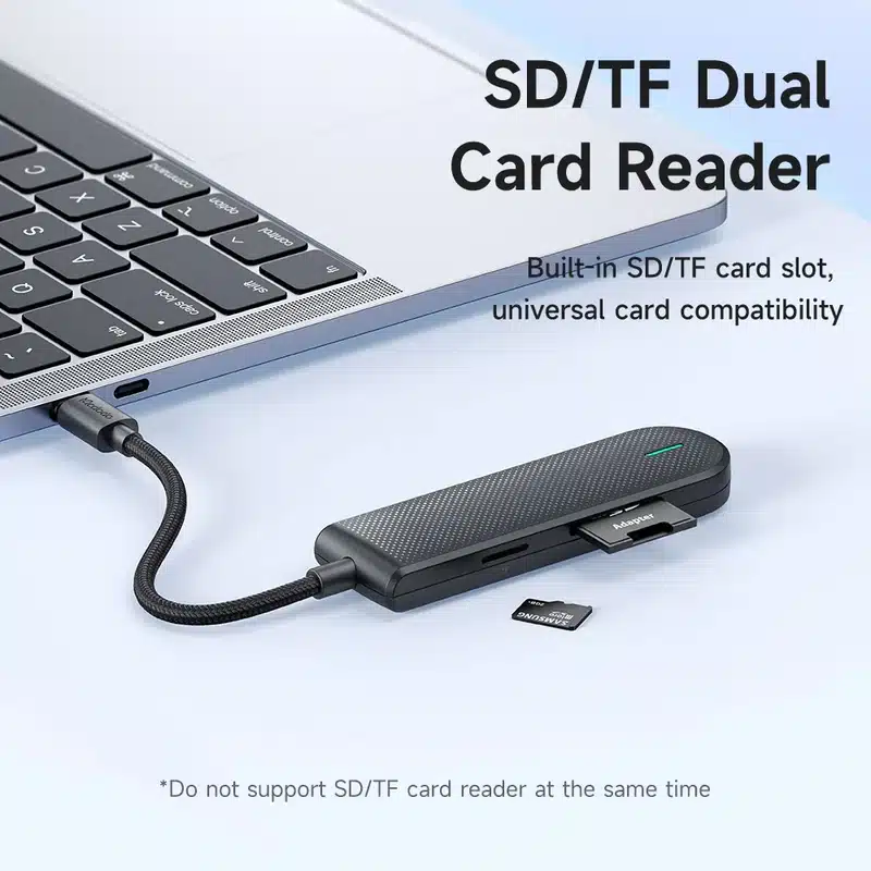 هاب 5 پورت تایپ سی مک دودو Mcdodo 5in1 USB-C Hub HU-143 — تصویر ۶