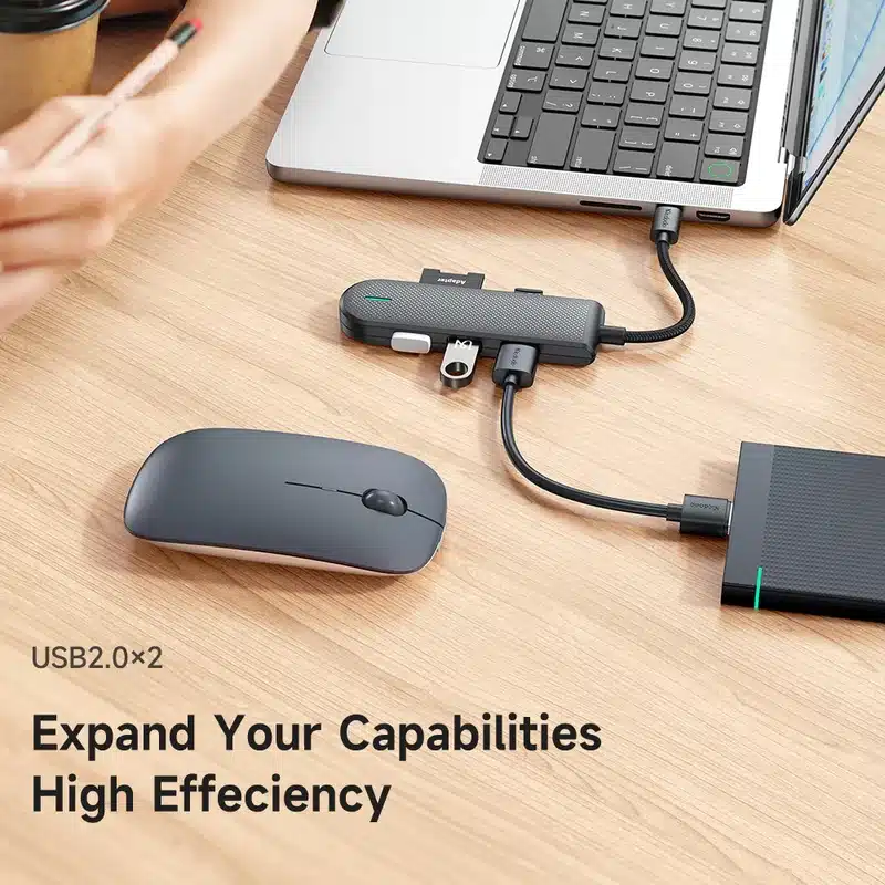 هاب 5 پورت تایپ سی مک دودو Mcdodo 5in1 USB-C Hub HU-143 — تصویر ۸