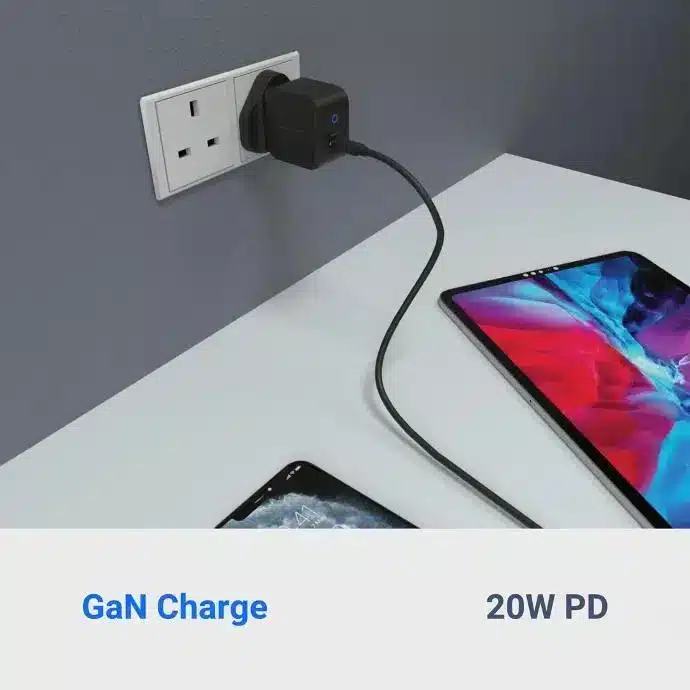 شارژر دیواری 20W پاورولوژی مدل PWC015 GaN — تصویر ۳