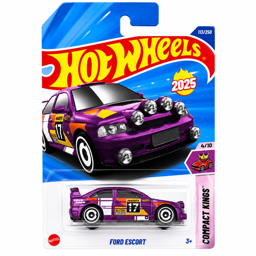 ماکت ماشین هات ویلز فورد اسکورت1:64 |FORD ESCORT — تصویر ۲