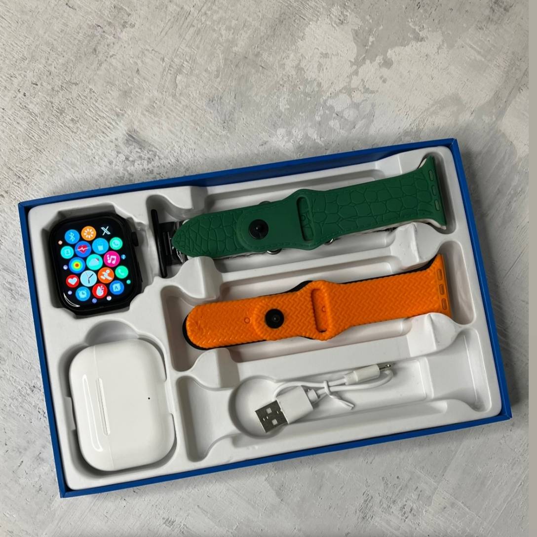 پک ساعت هوشمند و ایرپاد Jsyes مدل M44 Pro — تصویر ۴