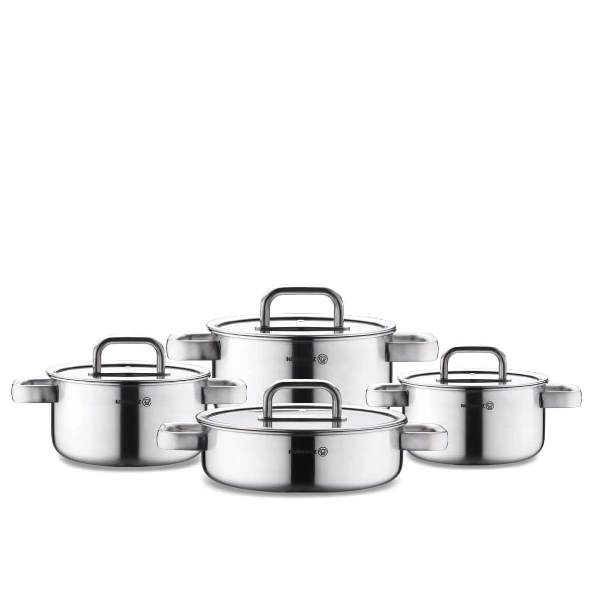 سرویس قابلمه استیل کف لیزری کرکماز Silvera مدل A2788