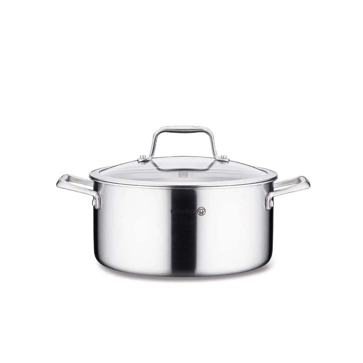 قابلمه استیل کف لیزری کرکماز سایز 16 مدل korkmaz A3870