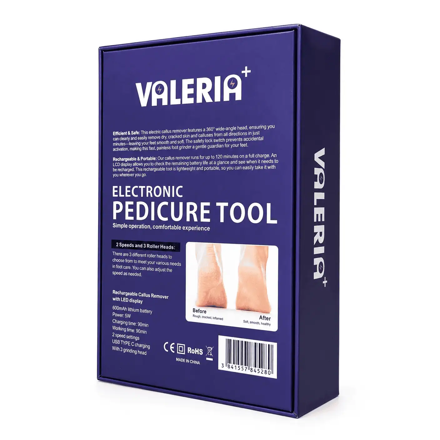 سوهان پا شارژی والریا Valeria VA1025 — تصویر ۸
