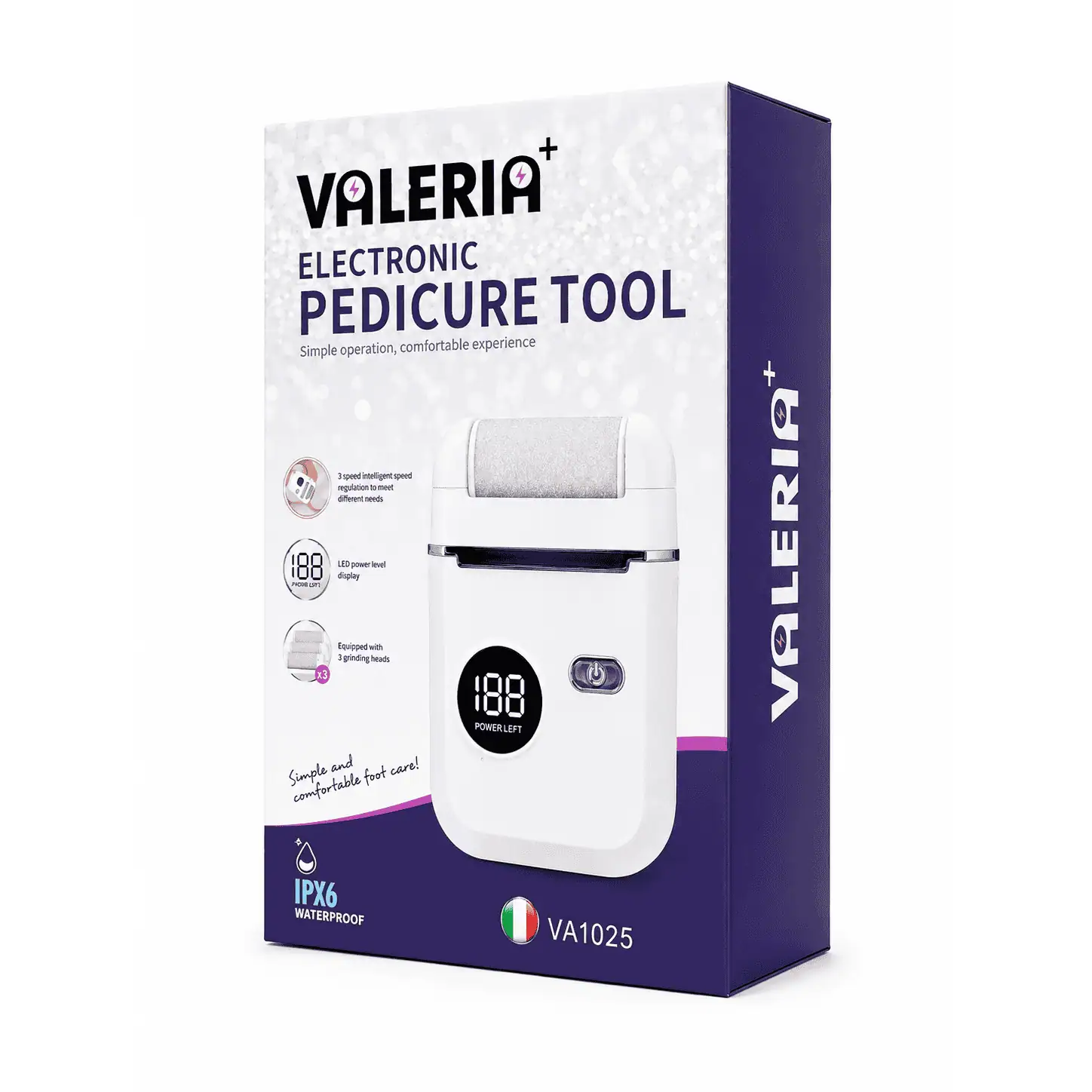 سوهان پا شارژی والریا Valeria VA1025 — تصویر ۶